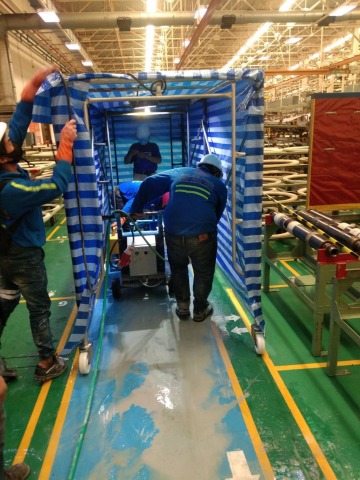 งานติดตั้งแผ่นแม่เหล็กไฟฟ้า